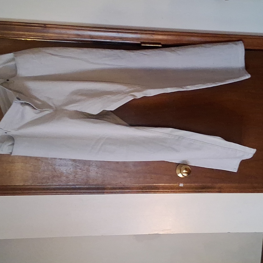 Eileen Fisher Light Gray Skinny Jeans
